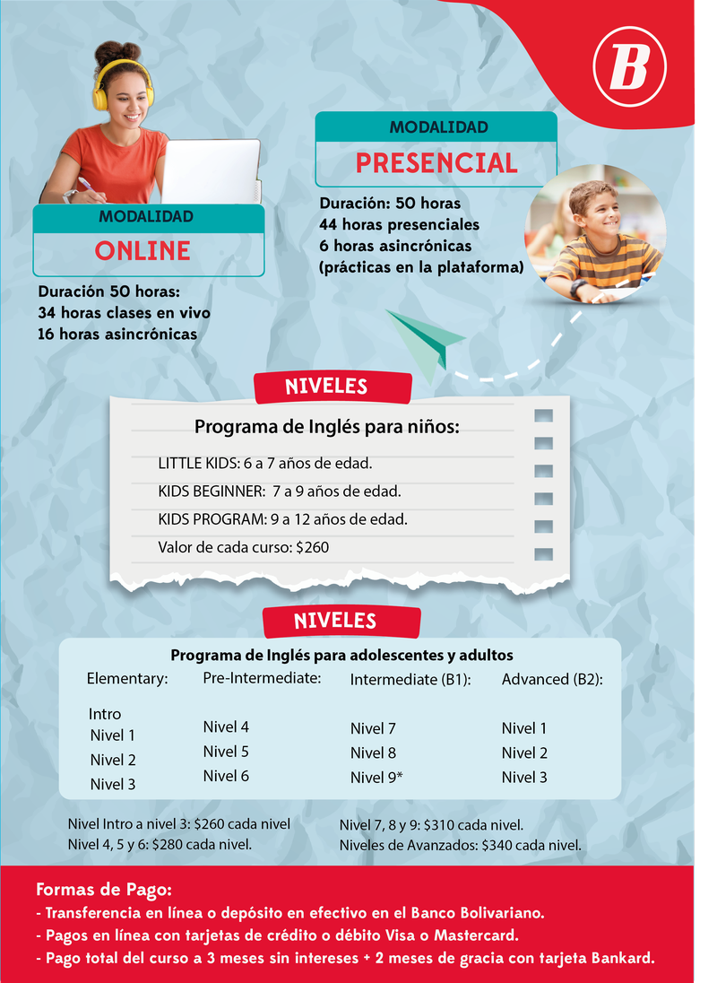 hoja niveles y precios 2 modalidades